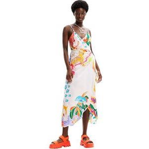 Desigual Dames Swim_Selva One Piece badpak, wit, S