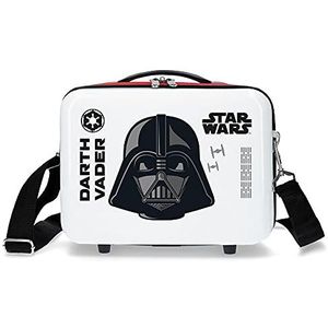 Star Wars Darth Vader Toilettas, aanpasbaar, met schoudertas, wit, 29 x 21 x 15 cm, stijf, ABS 9,14 l