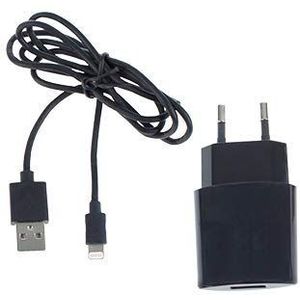 Travel Charger Single USB 1A en Lightning kabel MFI Apple Lightning