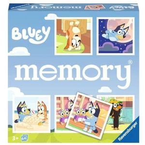 Ravensburger 22646 memory® Bluey - Der Spieleklassiker für alle Fans der Vorschulserie Bluey, Merkspiel für 2-8 Spieler ab 3 Jahren