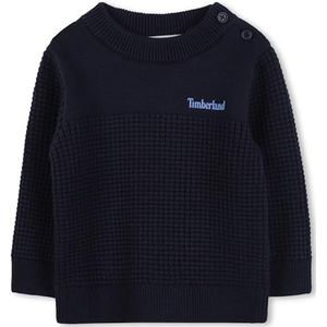 Timberland T60597 Trui voor jongens, Indigoblauw, 12 Maanden