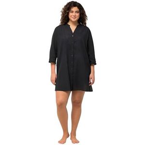 Ulla Popken dames onderhemd, zwart, 54-56