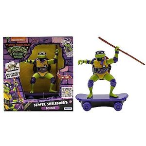 TMNT Ninja Turtles - Sewer Shredders Donatello op Skate met terugslag en gevechtsmodaliteit. Movie Style
