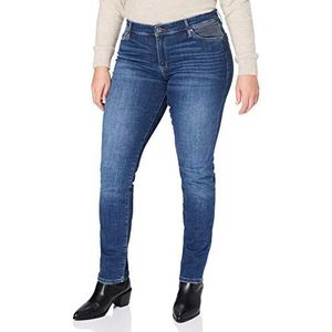 Cross Jeans Anya Slim Jeans, per pak blauw (Dark Blue 146), W28/L34 (Manufacturer maat: 28/34)