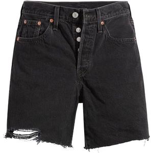Levi's 501 Mid Thigh Short Lunar Black, Lunar Black, 33W