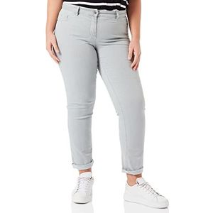 GERRY WEBER Edition Dames Straight Fit Jeans, Lichtgrijs denim, 36 NL
