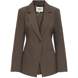ONLY Onlraven Life L/S Sculpture Blazer TLR, Chocolate Martini, 44 dames, Martini Chocolate, 38 NL