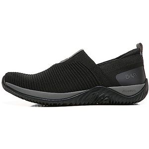 RYKA Dames Echo Knit Sneaker, zwart/grijs, 40 EU, zwart grijs, 40 EU