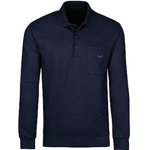Trigema Sweatshirt voor heren, blauw (navy 046), 5XL