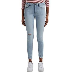 edc by ESPRIT Distressed Skinny Jeans voor dames, 903/Blue Light Wash - Nieuwe versie, 28W x 28L