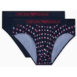 Emporio Armani - Classic Pattern Mix - Slips - 2 Eenheden