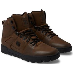 DC Shoes - Pure High Top - Laarzen - Dark Chocolate - Leer/Nubuckleer