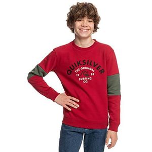 Quiksilver School Time - Sweatshirt - Jongens - Rood