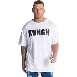 Gianni Kavanagh Witte Riot oversized T-shirt, XS heren, Regulable, XS