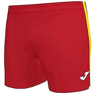Joma Elite VII Shorts Running, heren, rood-geel, XXL