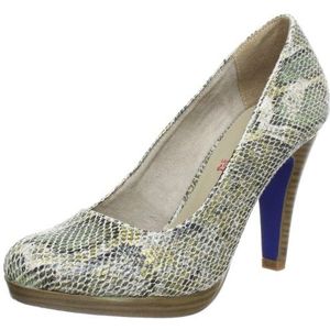 s.Oliver Casual 5-5-22445-20 Dames Pumps, Groen Snake 767, 39 EU