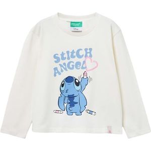 United Colors of Benetton T-shirt M/L, Wit, 3 jaar