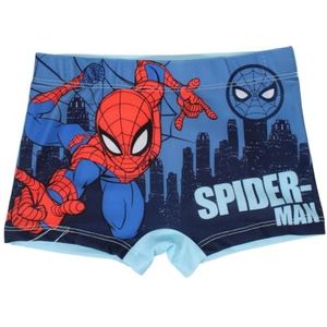 Disney Zwemboxers voor jongens, Spiderman, laag, alleen uniseks, kinderen, Blauw, 8 Jaar