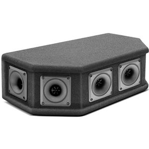 Pyle-Pro 6-weg DJ-luidsprekersysteem, 300 watt Piekvermogen, piezo-hoorntweeters, 8 ohm Impedantie, Volledige geluidsweergave, Zwarte Afwerking