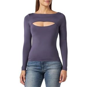 G-STAR RAW Dames Cut-Out Slim Boatneck Top Tops, paars (Dk Grape D23811-d469-800), L