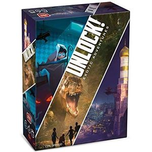 Asmodee Unlock! Exotic Adventures, bordspel met app, Escape Room, 1-6 spelers, 10+ jaar, Italiaanse editie