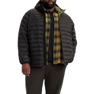 Levi's heren Big & Tall Pierce Packable, Jet Black, 1XL