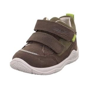 Superfit Baby Jungen UNIVERSE Sneaker, BRAUN/GRÜN 3000