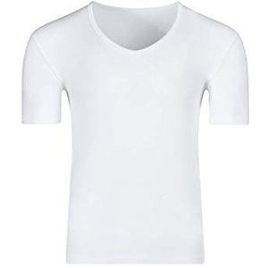 HUBER Heren T-shirt ondergoed, wit, S