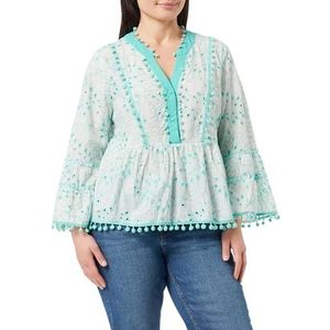 EYOTA dames tuniek, wit aqua, M