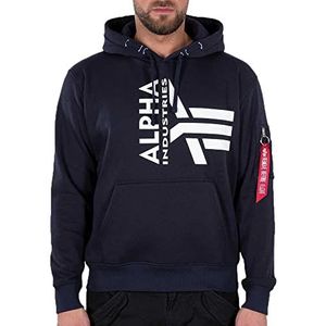 ALPHA INDUSTRIES Capuchontrui met capuchon voor heren met halve, blauw (rep. blue), S