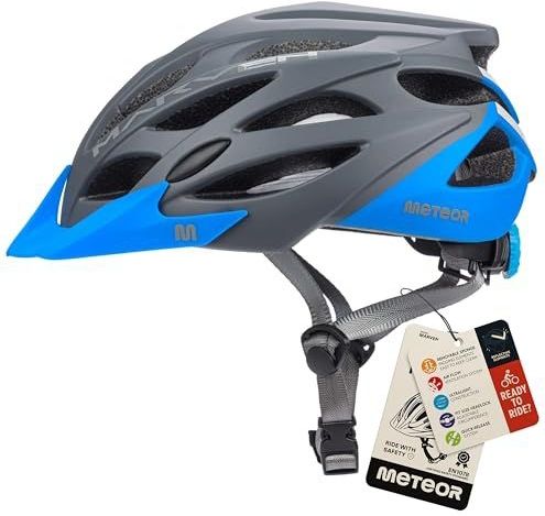 meteor Marven fietshelm heren dames kinderhelm MTB scooter helm helmet voor downhill scheidingshelm mountainbike inliner skatehelm BMX fietshelm jongens meisjes Fahrradhelmet bike Marven
