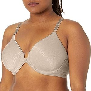 Bali Dames Comfort Revolution Front-Close Shaping Onderdraad BH, Warm staal, 95D