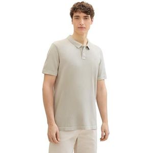 TOM TAILOR Denim Poloshirt voor heren, 11754 - Light Dove Grijs, XL