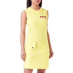Love Moschino Jurk voor dames, regular fit, mouwloos, geel, maat 44, geel, 44