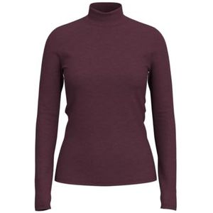Basic - Hoge Hals Top - Lange Mouwen - Slim Fit