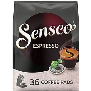 SENSEO Koffiepads Espresso (360 Espresso Pads - Intensiteit 09/09 - Sterke Dark Roast Espresso Koffie) - 10 x 36 SENSEO Pads