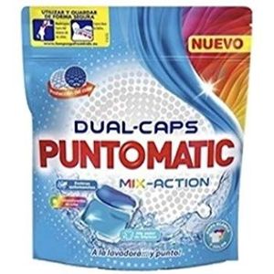 Punto Matic capsules Duo (Deterg + Quitamanc) 12 stuks Mix-Action wasmiddel, meerkleurig, 12 stuks