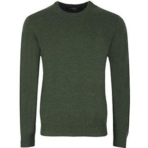 Hackett pullover lamswol navy pullover Lamswol donkerblauw - heren - kleding - slim fit, groen (Military Green 679), S