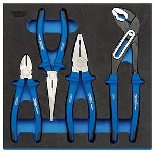 Draper 63263 Heavy Duty Plier 4-delige set in 1/2 lade Eva Insert lade