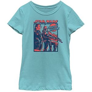 Star Wars meisjes Bounty Huners T-shirt T-Shirt Tahiti blauw XS