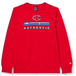 Champion Legacy Graphic Shop B-Ultralight Powerblend Fleece Crewneck Sweatshirt voor kinderen en jongeren, Donker Rood, 15-16 jaar