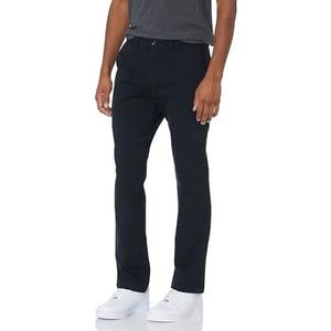 Amazon Essentials Men's Sportieve casual chinobroek met stretch (verkrijgbaar in grote en lange maten), Zwart, 40W / 28L