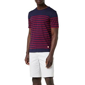 Armor Lux, Zeeman ""Etel"" Heritage, T-shirt voor heren, Blauw (455 Schip/Braise 455), S