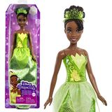 Mattel Disney Prinsessenspeelgoed, Tiana Beweegbare Modepop met Glinsterende Kleding en Accessoires Geïnspireerd op de Disney Film, Cadeaus voor Kinderen HLW04