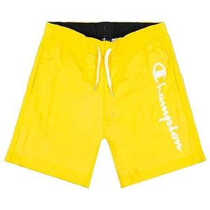 Champion Legacy Beachshorts-AC Logo zwemshorts voor kinderen en jongeren, Geel, 13-14 Jaar