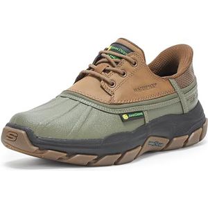 Skechers Heren JDW Respected Tanzier Regenschoen, Olijf/Bruin, 45.5 EU