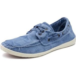 Natural World - Ref_natural43076-623 bootschoenen, grijs, Blauw, 40 EU