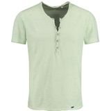 Key Largo - Shirt - Lichtgroen - Effen - Kwartmouw