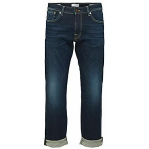 SELECTED HOMME BLUE Heren Jeans, donkerblauw (dark blue denim), 38W x 34L