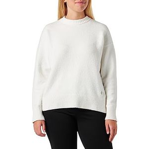 HUGO Dames Open White Knitted Sweater, Open wit., M